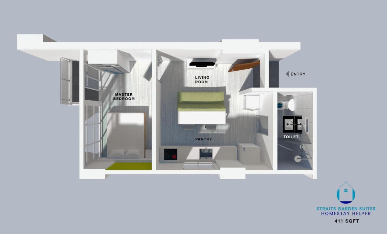 Straits Garden Suites By The Homestay Helper George Town Exterior foto