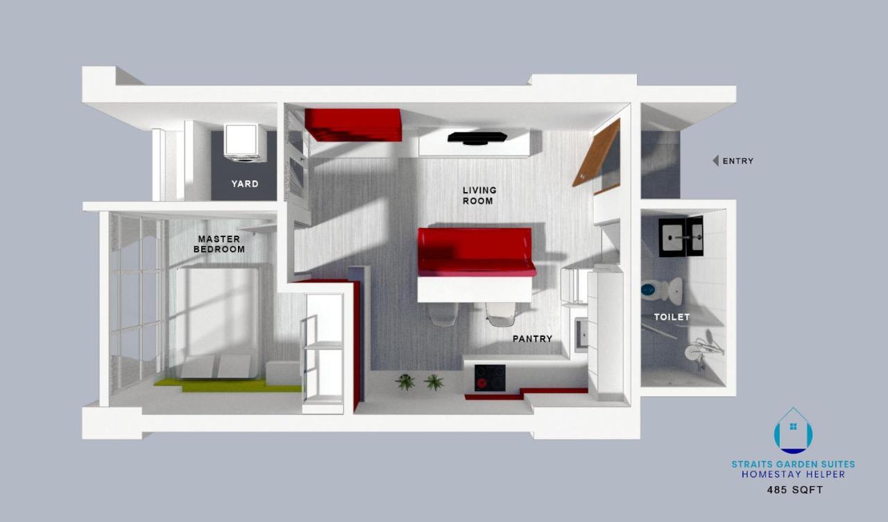Straits Garden Suites By The Homestay Helper George Town Exterior foto